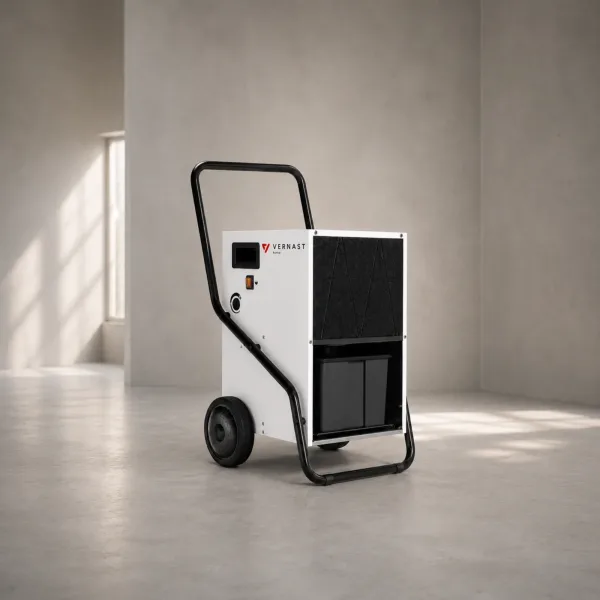 Vernast ECO Boost bouwdroger, condensontvochtiger van 50 liter per dag voor ruimtes tot 250 m³