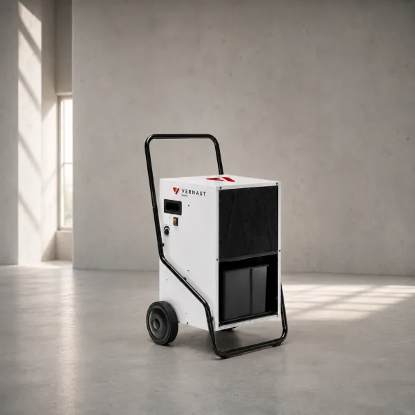 Vernast ECO Performance bouwdroger, condensontvochtiger van 70 liter per dag voor ruimtes tot 400 m³
