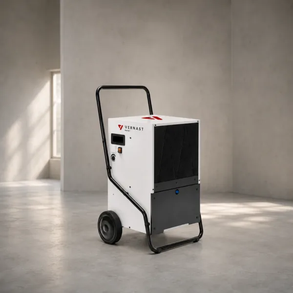 Vernast ECO Ultimate bouwdroger, condensontvochtiger van 90 liter per dag voor ruimtes tot 600 m³