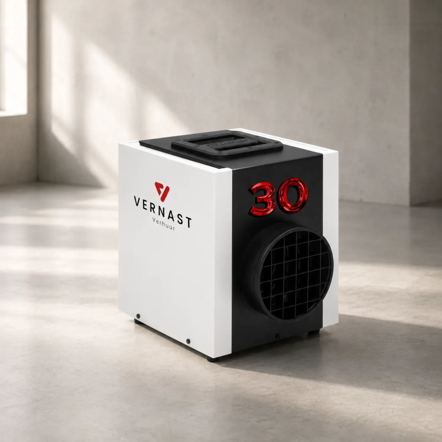 Vernast elektrische bouwkachel TEddH 30 T, 30 kW met ingebouwde thermostaat