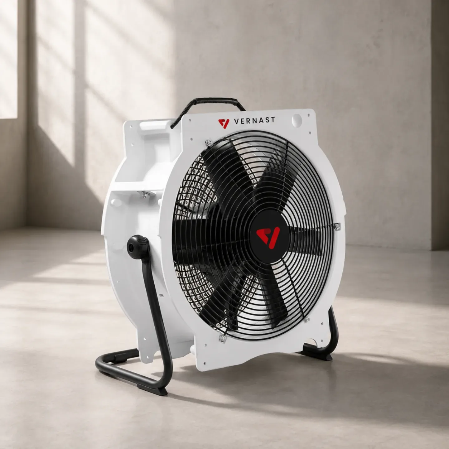 Vernast Turbo Axiaalventilator, bouwventilator met 4.500 m³/u luchtverzet